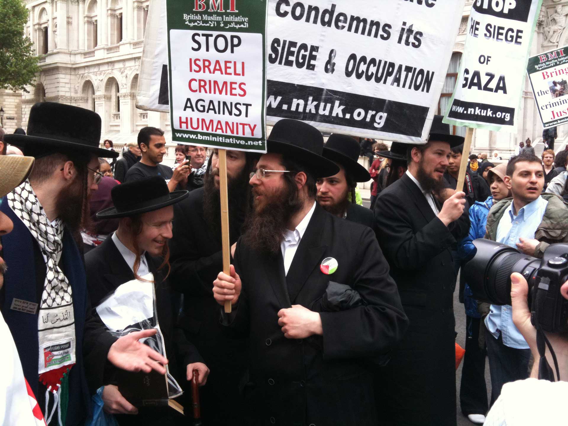 Protest mot Israels folkmord